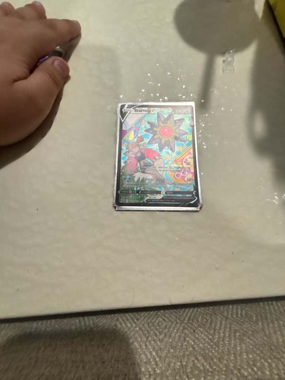 Pokemon Starmie V Full Art Trainer Gallery 153/189